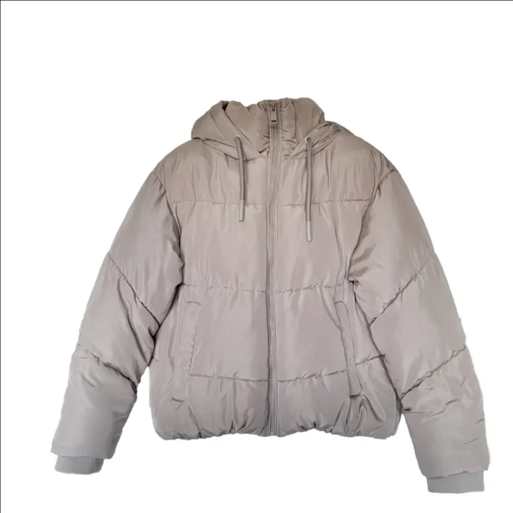 Zara Taupe Puffer Jacket